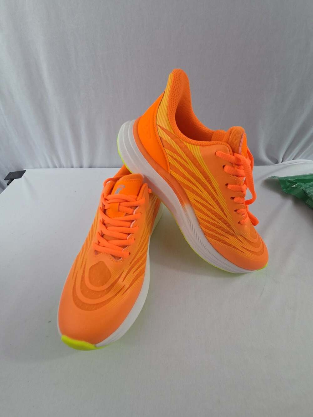 OrthoComfoot Women's Orthopedic Lightweight Road Running Sneakers in Neon Orange